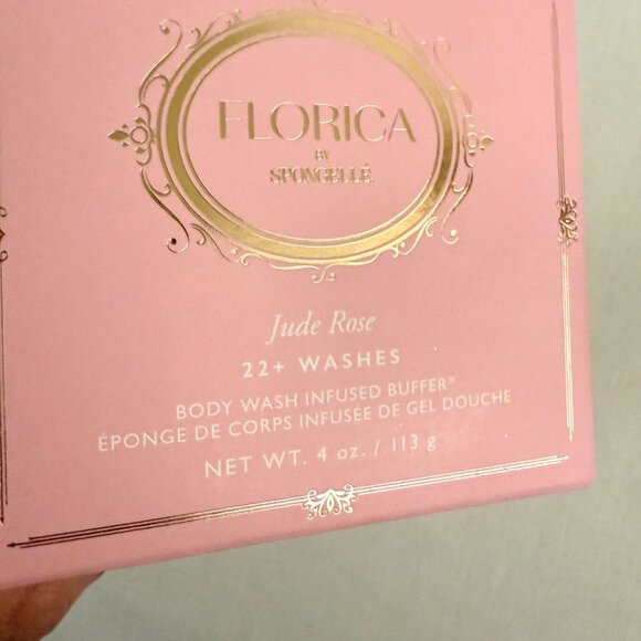 Florica by Spongelle Jude Rose Body Wash Buffer 4oz 22 Washes - Picture 12 of 13